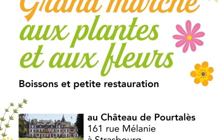 La 3ème édition du marché aux Plantes et aux fleurs se tiendra le 1er mai 2025 de 10h à 18H au château de Pourtales,.